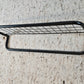 NIELS GAMMELGARD GARDEROBE 1970er vintage hutablage string flur schwarz metall