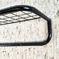 NIELS GAMMELGARD GARDEROBE 1970er vintage hutablage string flur schwarz metall