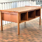VINTAGE TEAK SCHREIBTISCH holz tisch büro mid century retro dänish denmark