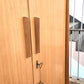VINTAGE KLEIDERSCHRANK  holz schrank mid century 1960s retro kommode nuss rüster