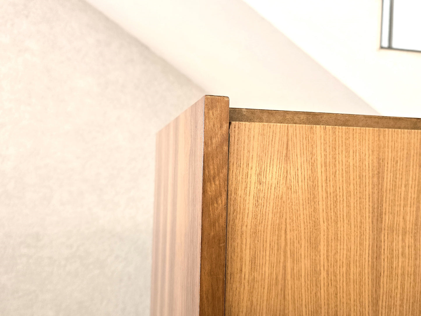 VINTAGE KLEIDERSCHRANK  holz schrank mid century 1960s retro kommode nuss rüster