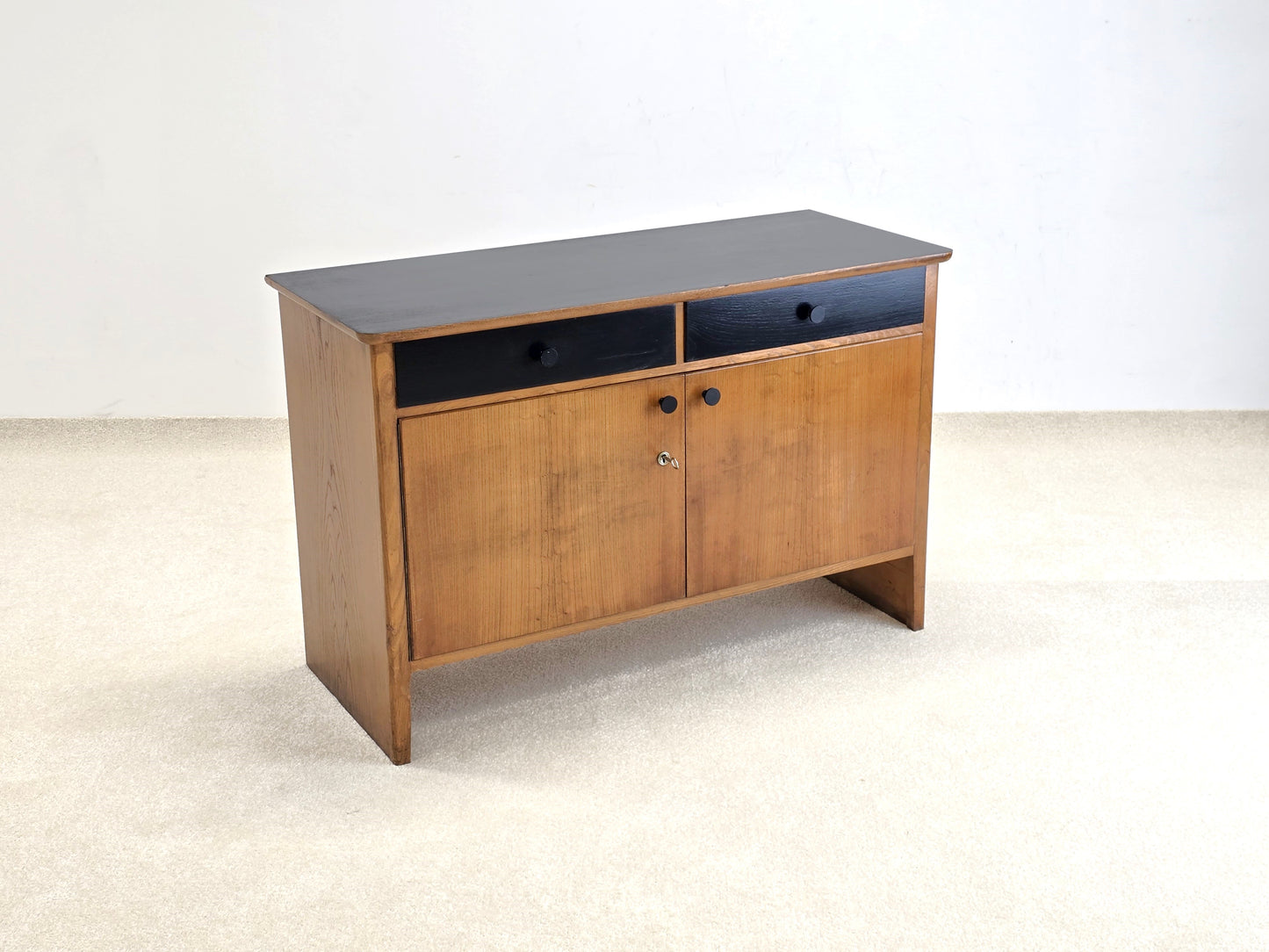 1950ER JAHRE KOMMODE holz sideboard tv board kleider vintage mid century