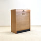 VINTAGE ROLLTÜR KOMMODE holz mid century büro sideboard aktenschrank