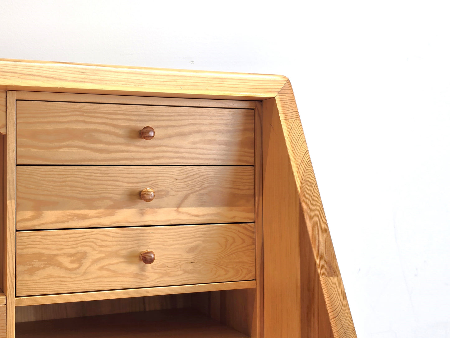 MASSIVHOLZ SEKRETÄR kommode schreibtisch minibar vintage schrank