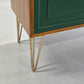 VINTAGE SIDEBOARD kommode holz nussbaum kleider tv grün gero wohnzimmer schlafzimmer
