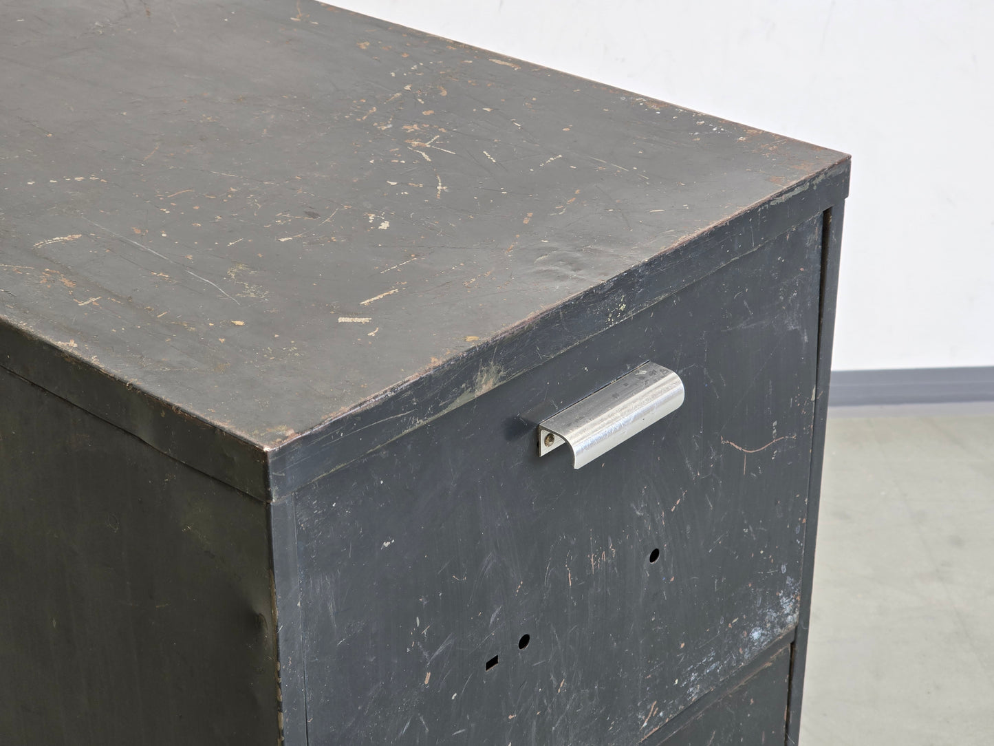 INDUSTRIAL KOMMODE schubladen nachttisch container büro metall werkstatt