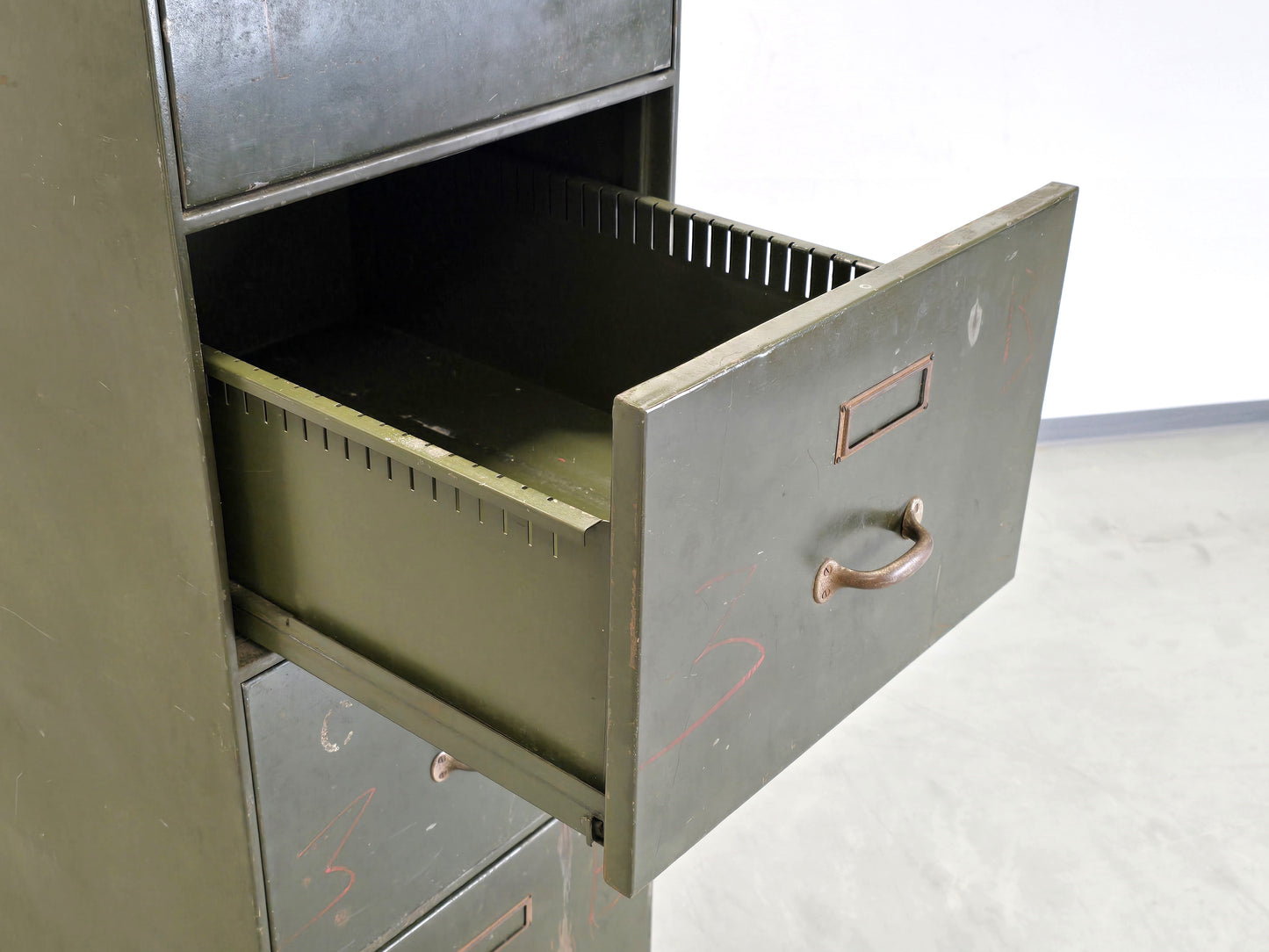 INDUSTRIAL KOMMODE spint schrank schubladen büro metall werkstatt