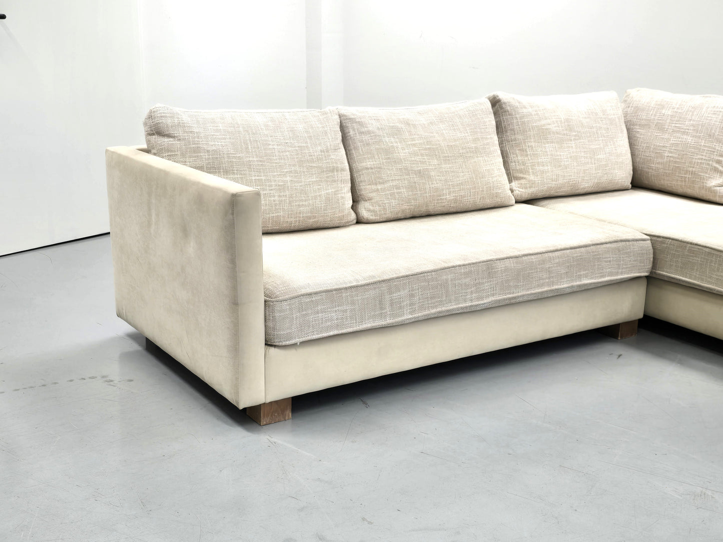 MACHALKE BIG SOFA couch garnitur wohnzimmer beige schlafcouch