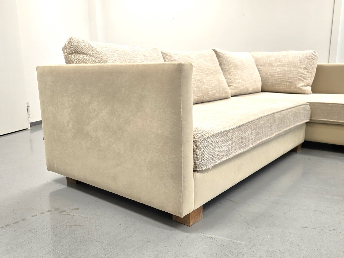 MACHALKE BIG SOFA couch garnitur wohnzimmer beige schlafcouch