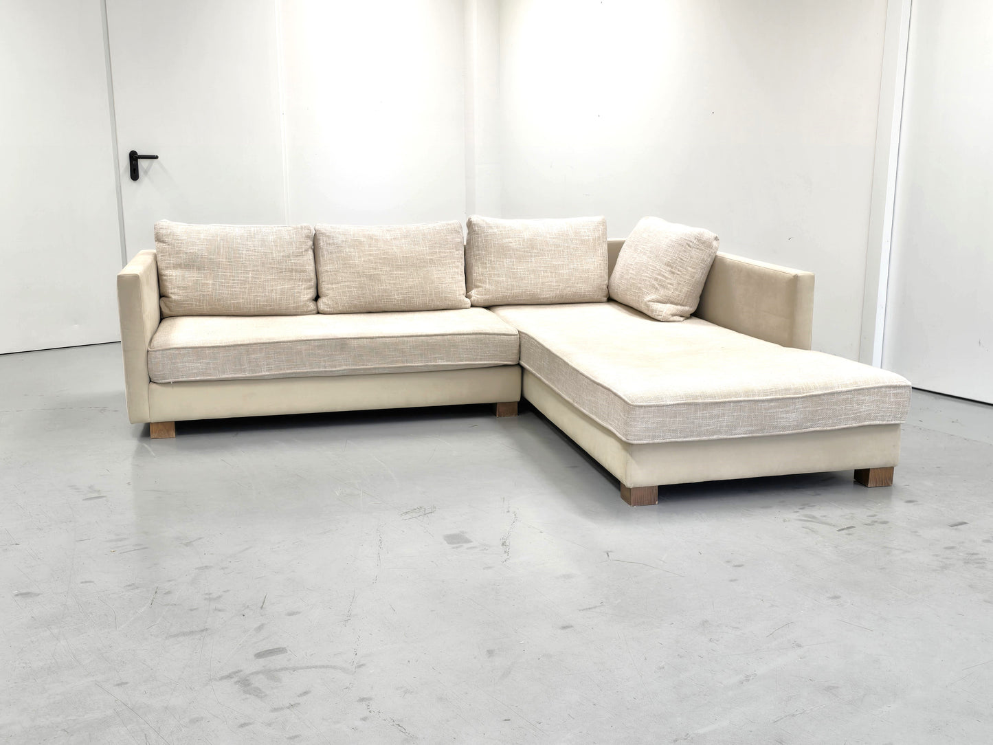 MACHALKE BIG SOFA couch garnitur wohnzimmer beige schlafcouch