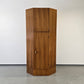 NUSSBAUM KLEIDERSCHRANK eckschrank vintage schrank holz mid century schlafzimmer