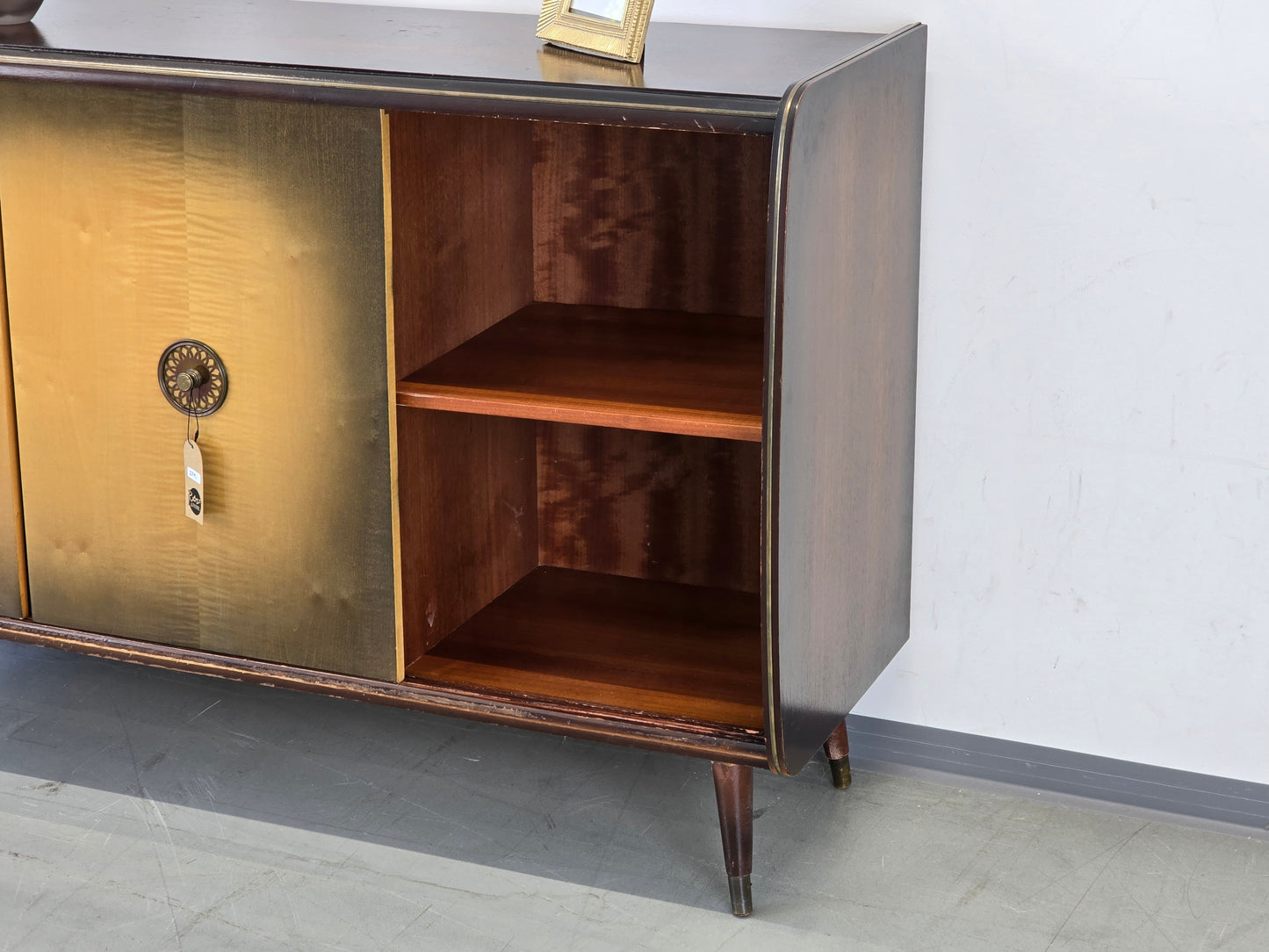 VINTAGE SIDEBOARD midcentury kommode mini bar platten wohnzimmer musik