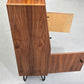 VINTAGE SEKRETÄR kommode schreibtisch holz nussbaum 60s retro midcentury
