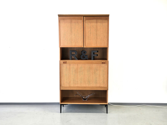 TEAK SCHRANK vintage minibar sen holz kommode mid century 60s
