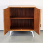 VINTAGE KOMMODE ablage flur schuhregal schuhschrank wohnzimmer bar holz nussbaum