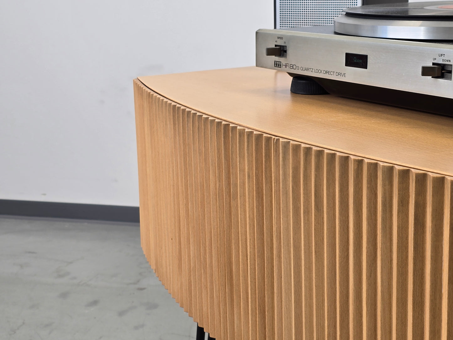 MASSIVHOLZ TV LOWBOARD hifi plattenspieler kommode sideboard
