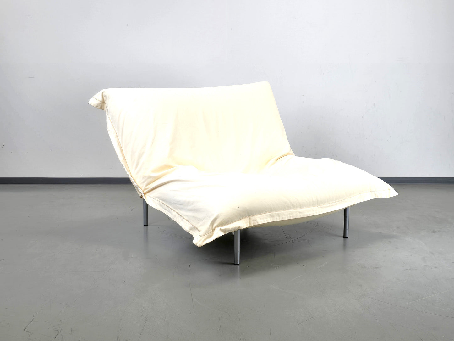 LIGNE ROSET SESSEL sofa couch CALIN vintage pascal mourgue beige sitzsack