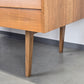 VINTAGE NUSSBAUM SCHREIBTISCH tisch büro holz mid century 1960er