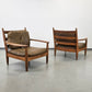 DANISH TEAK SESSEL holz dänemark armchair tv vintage mid century stuhl