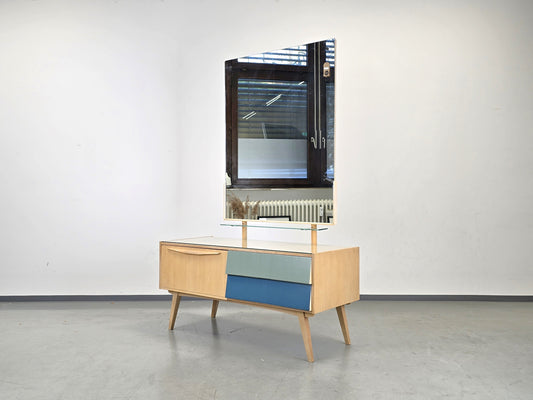 VINTAGE SPIEGELKOMMODE sideboard kommode spiegel flur schminktisch