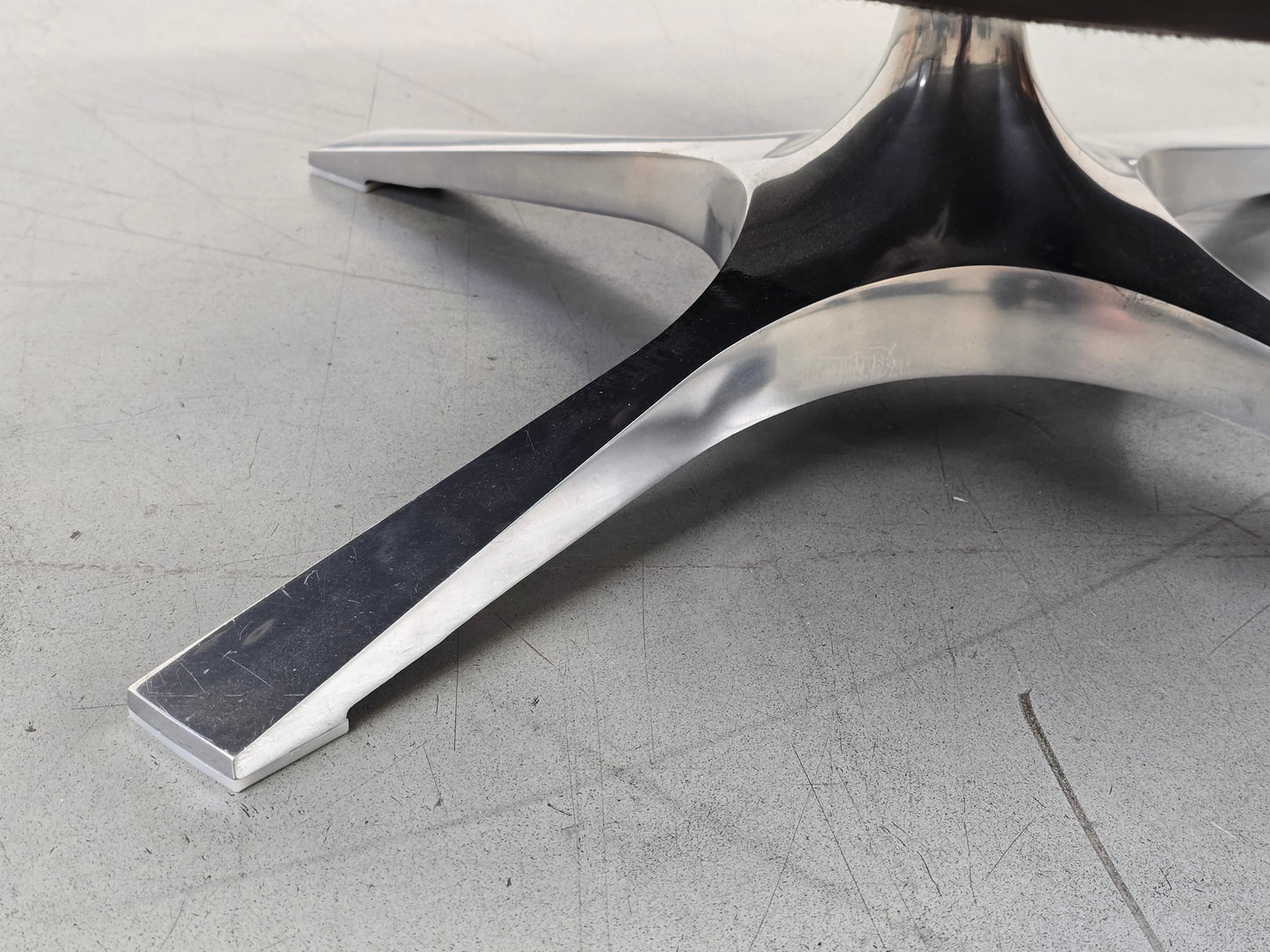 DE SEDE SESSEL ds31 leder metall chrom tv stuhl relax ds35 braun