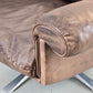 DE SEDE SESSEL ds31 leder metall chrom tv stuhl relax ds35 braun
