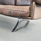 DE SEDE SOFA couch garnitur ds31 leder metall chrom tv sessel relax ds35 braun
