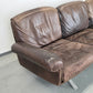 DE SEDE SOFA couch garnitur ds31 leder metall chrom tv sessel relax ds35 braun