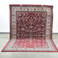 VINTAGE TEPPICH orient 170x240 ornamente isfahan rot muster wollteppich