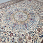 VINTAGE NAIN ORIENTTEPPICH persisch seide handgeknüpft teppich 320x220