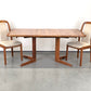 KORUP ESSTISCH danish teak tisch vintage mid century esszimmer holz ausziehbar rechteckig stolenfabrik denmark