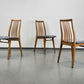 VINTAGE STUHL 1von3 esszimmer küche esstisch mid century holz sprossen Taupe