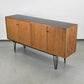 MID CENTURY SIDEBOARD nuss holz vintage kommode tv board