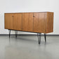 MID CENTURY SIDEBOARD nuss holz vintage kommode tv board