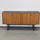MID CENTURY SIDEBOARD nuss holz vintage kommode tv board