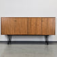 MID CENTURY SIDEBOARD nuss holz vintage kommode tv board