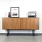 MID CENTURY SIDEBOARD nuss holz vintage kommode tv board