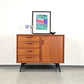 RIESTENPATT TEAK SIDEBOARD kommode tv board vintage kleider schubladen