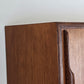 MID CENTURY TEAK SCHRANK vintage wohnzimmer kleider regal kommode holz vitrine
