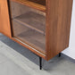 MID CENTURY TEAK SCHRANK vintage wohnzimmer kleider regal kommode holz vitrine