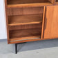 MID CENTURY TEAK SCHRANK vintage wohnzimmer kleider regal kommode holz vitrine