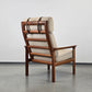 SVEN ELLEKAER SESSEL tv armchair vintage teak holz komfort denmark stuhl ottomane
