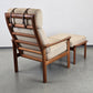 SVEN ELLEKAER SESSEL tv armchair vintage teak holz komfort denmark stuhl ottomane