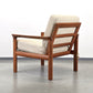 SVEN ELLEKAER SESSEL tv armchair vintage teak holz komfort denmark stuhl