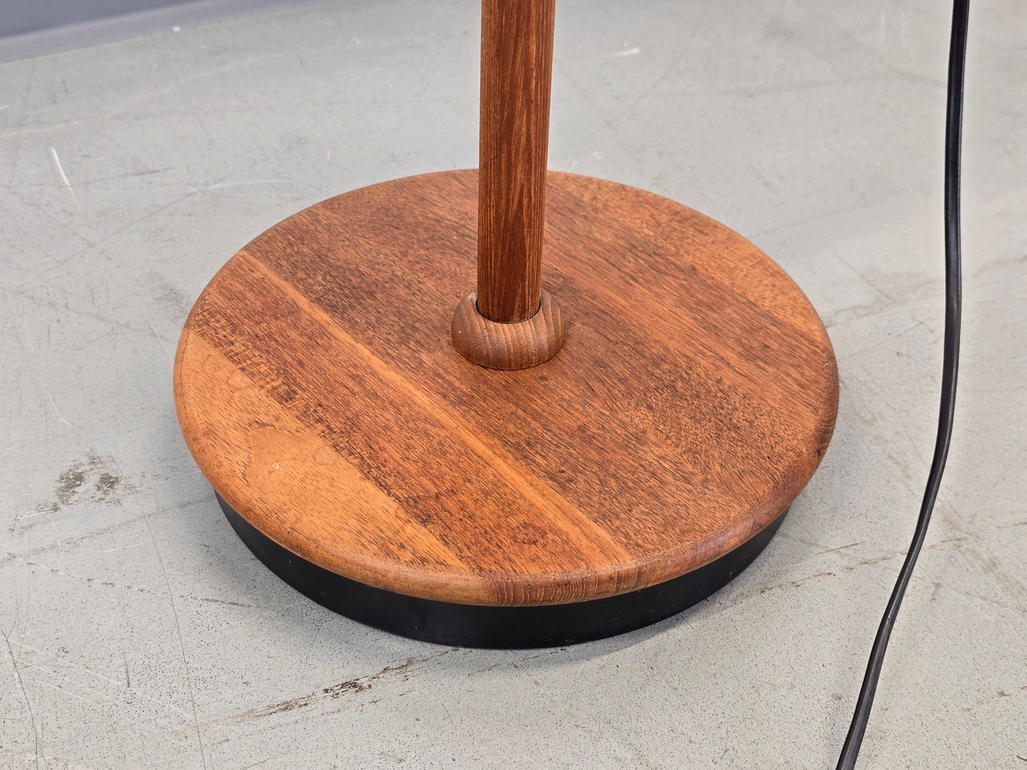 DOMUS TEAK STEHLAMPE leuchte lampe steh holz vintage designer
