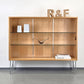 VINTAGE SIDEBOARD regal vitrine highboard schrank holz rüster mid century