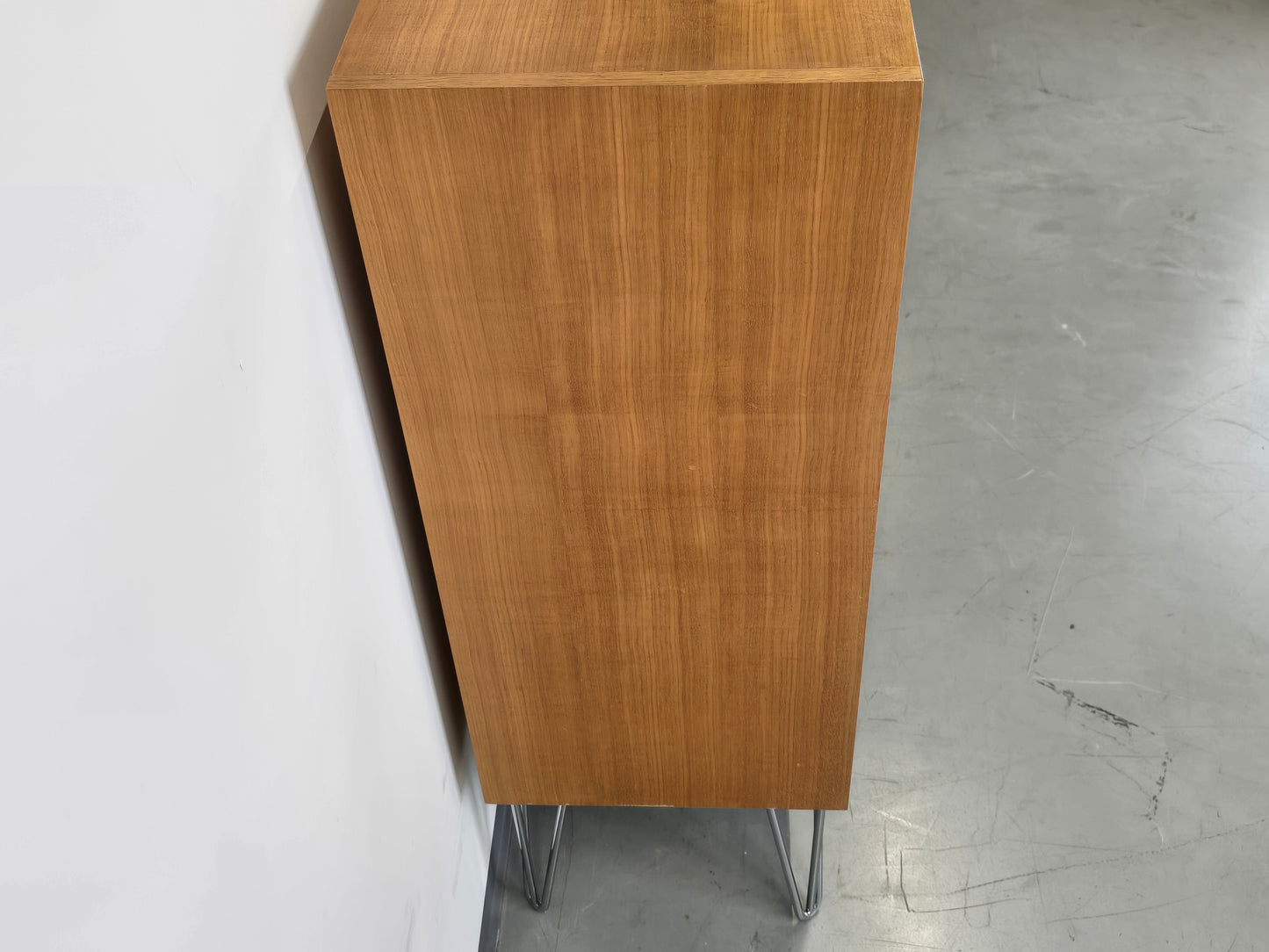 VINTAGE SIDEBOARD regal vitrine highboard schrank holz rüster mid century