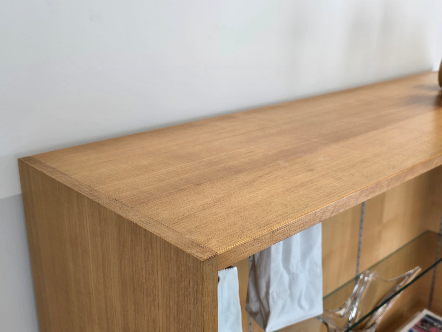 VINTAGE SIDEBOARD regal vitrine highboard schrank holz rüster mid century