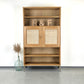 MASSIV EICHE SCHRANK regal bücherregal tv wohnzimmer holz vintage boho