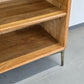MASSIV EICHE SCHRANK regal bücherregal tv wohnzimmer holz vintage boho